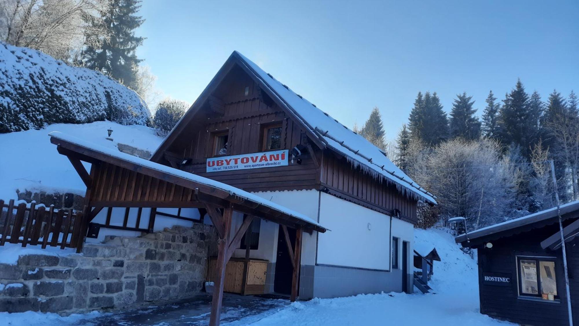 Apartmán Albrecht Albrechtice v Jizerskych horach Esterno foto